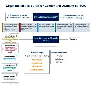 Organisation des Büros für Gender und Diversity