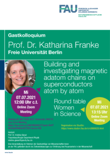 Zum Artikel "Gastvortrag und Roundtable mit Prof. Dr. Katharina Franke am 07.07.2021"