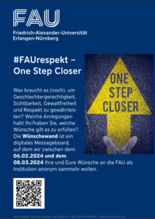 Zum Artikel "Themenvormittag: #FAUrespekt-Kampagne Grenzen respektieren – Verstöße melden"