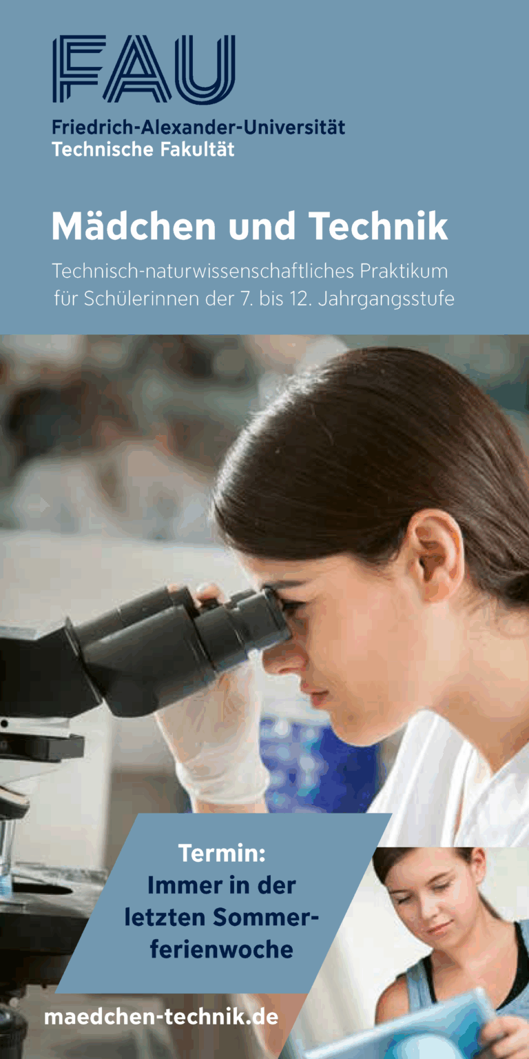 FREIE PLÄTZE: Mädchen-und-Technik Praktikum vom 08.-12.09.2025